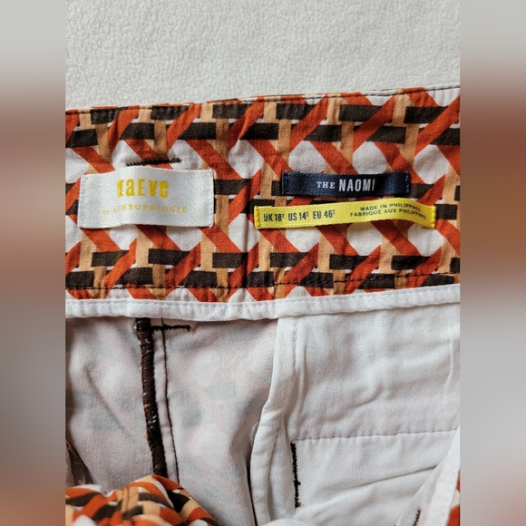 Anthropologie Naomi pants, size 14 - Picture 8 of 10